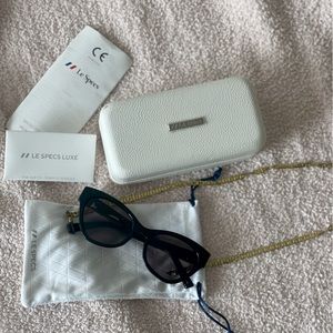 Lespecs Sunglasses with gold chain